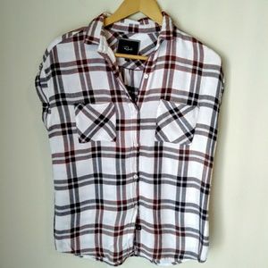 Rails Flannel Plaid Button Down Shirt Size XS